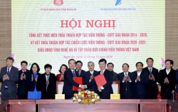 UBND tỉnh Nghệ An và Tập đoàn Bưu chính Viễn thông Việt Nam ký Thỏa thuận hợp tác chiến lược giai đoạn 2020-2025