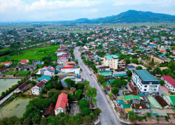 'Khoác áo mới' cho những tuyến đường ở huyện lúa Yên Thành