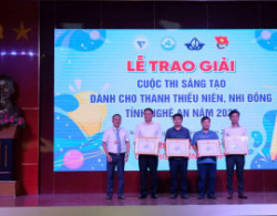 Lễ trao giải Hội thi Sáng tạo kỹ thuật và Cuộc thi Sáng tạo dành cho thanh, thiếu niên, nhi đồng tỉnh Nghệ An năm2025