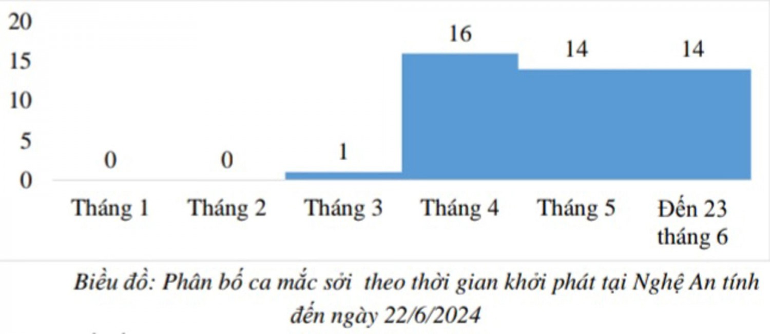 Dịch sởi ở Nghệ An dự báo diễn biến phức tạp, nguy cơ bùng phát trên diện rộng