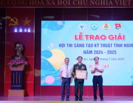 Lễ trao giải Hội thi sáng tạo kỹ tỉnh Nghệ An năm 2024 -...