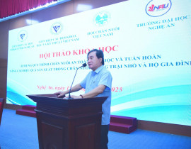 Hội thảo Chăn nuôi an toàn sinh học và tuần hoàn nâng cao hiệu quả sản xuất trong chăn nuôi trang trại nhỏ và hộ gia đình