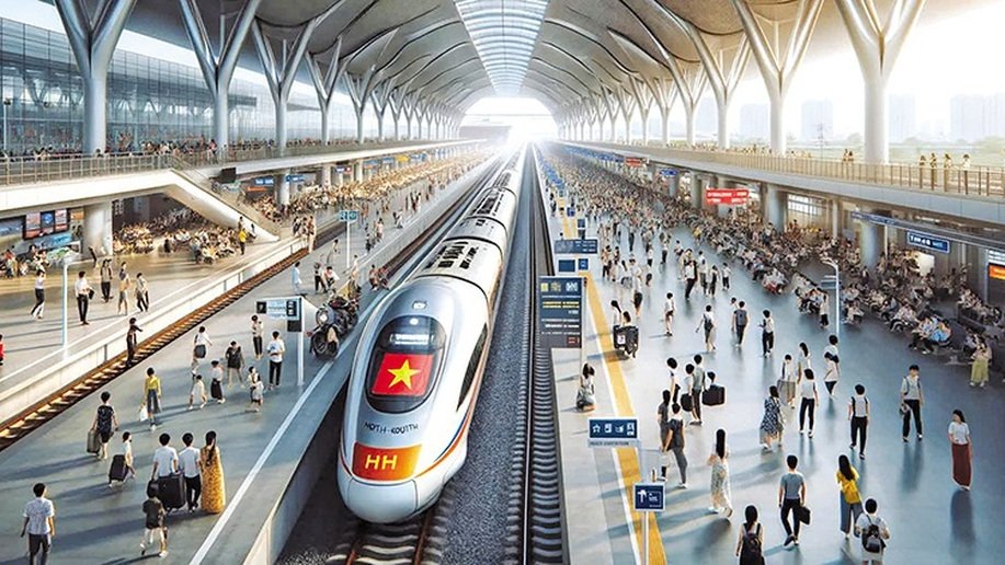 Công nghệ đường sắt tốc độ cao và đường sắt đô thị được xác định là nhóm công nghệ chiến lược. Hình minh hoạ