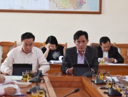 Trần Quốc Thành-Giám đốc Sở Khoa học và công nghệ, đồng chí Nguyễn Mạnh Cường-Giám đốc Sở Du lịch đồng chủ trì Hội thảo