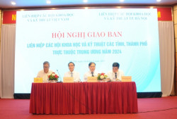 Giao ban Liên hiệp các hội Khoa học và Kỹ thuật  các tỉnh/thành phố trực thuộc Trung ương năm 2024