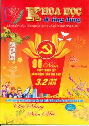 Tập san Khoa học Ứng dụng Nghệ An số tháng 01.2026