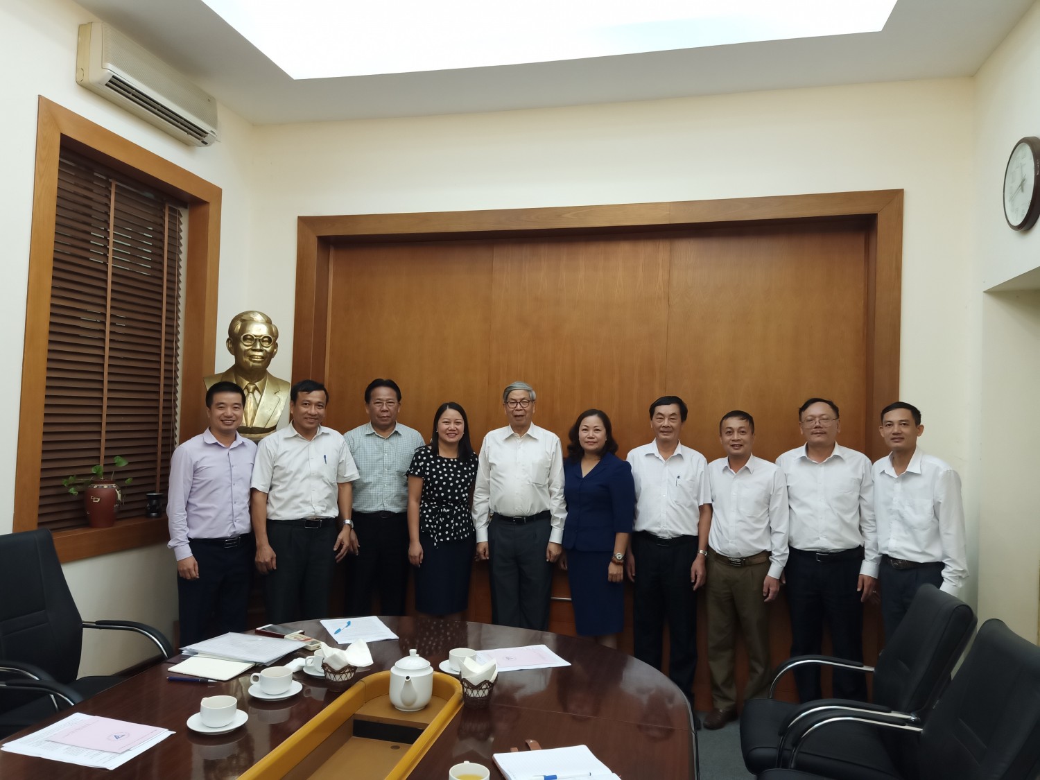 Lãnh đạo Liên hiệp các hội Khoa học và Kỹ thuật Việt Nam làm việc với Liên hiệp các hội Khoa học và Kỹ thuật Nghệ An