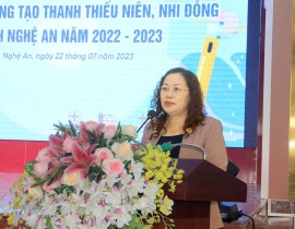 Lễ trao giải Cuộc thi sáng tạo thanh thiếu niên nhi đồng tỉnh Nghệ An năm 2022 - 2023